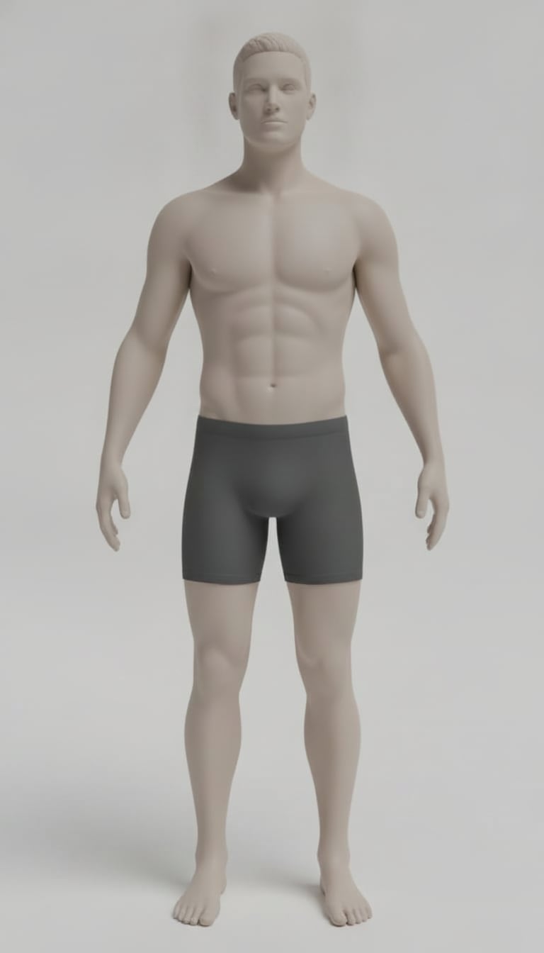 Athletic body fat reference at 10%